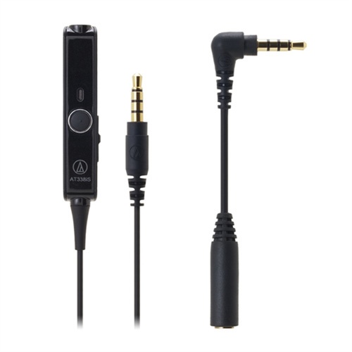 Audio Technica AT338iS Smartphone Adaptor (Black)