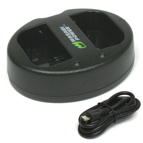 Wasabi Power Dual USB Charger for Canon LP-E6