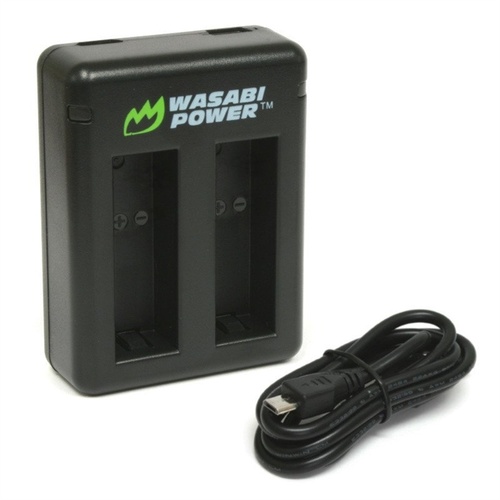 Wasabi Power Dual Charger for GoPro HERO5 & HERO6