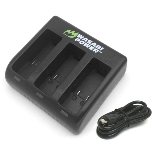 Wasabi Power Triple Charger for GoPro HERO5 & HERO6