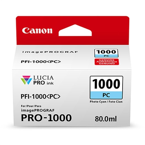 Canon PFI-1000 PC LUCIA PRO Photo Cyan Ink Cartridge (80ml)