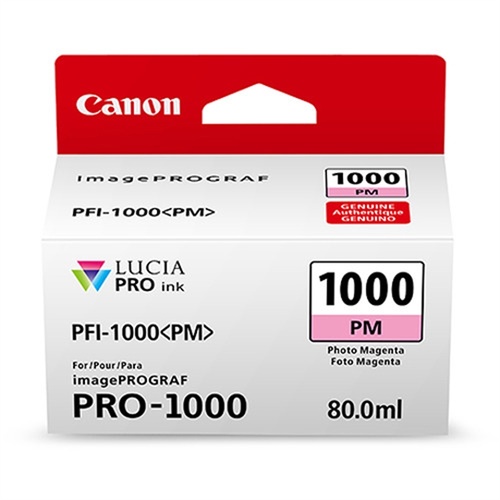 Canon PFI-1000 PM LUCIA PRO Photo Magenta Ink Cartridge (80ml)