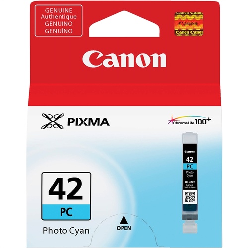 Canon CLI-42 ChromaLife100 Photo Cyan Ink Cartridge