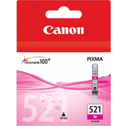 Canon CLI-521 M ChromaLife100 Magenta Ink Cartridge