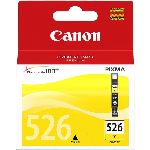 Canon CLI-526 ChromaLife100 Yellow Ink Cartridge