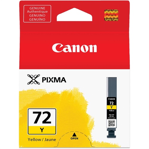 Canon LUCIA PGI-72 Yellow Ink Cartridge