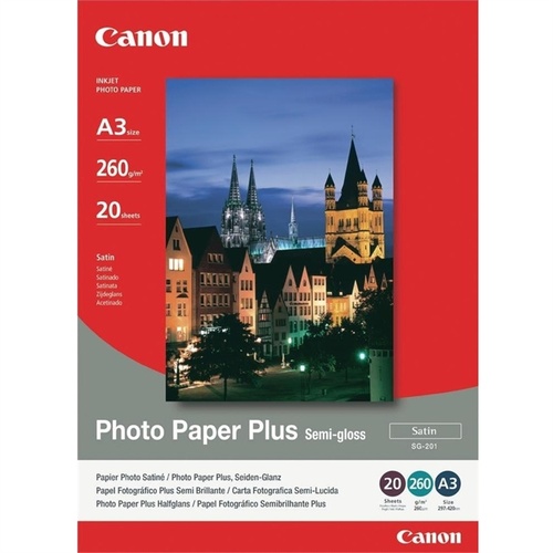 Canon SG-201 A3 Semigloss Photo Paper (20 Sheets)