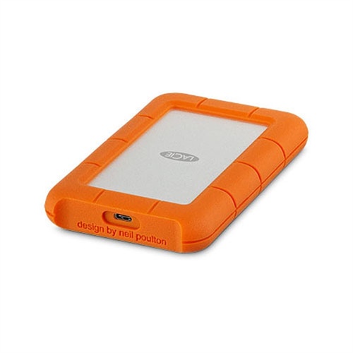 LaCie 4TB Rugged USB 3.0 Type-C External Hard Drive