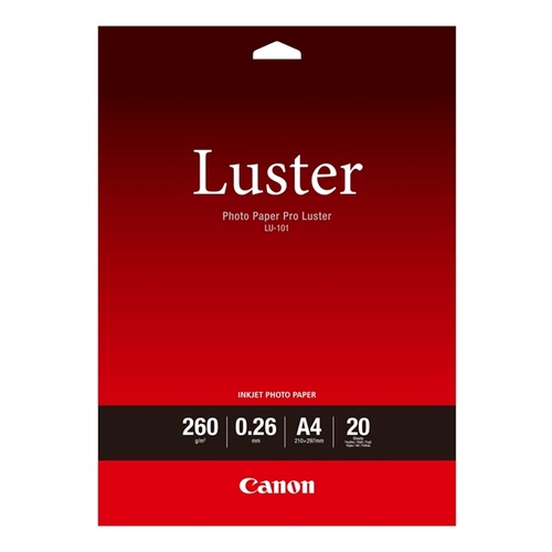 Canon LU-101 A4 Photo Paper Pro Luster (20 Sheets)