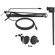 Auray BAE-2U Two-Section Broadcast Arm with External Springs & Integrated USB Cable