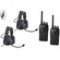 Eartec UDSC2000IL 2-User SC-1000 Two-Way Radio with Ultra Double Inline PTT Headsets