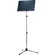 K&M 11842 Orchestra Nickel Music Stand with Black Wooden Desk (Long Shaft)