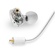 MEElectronics M7 Pro Hybrid Dual-Driver Musician's In-Ear Monitors with Detachable Cables (Clear)