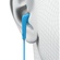 MEElectronics RX18P Comfort-Fit, In-Ear Headphones with Enhanced Bass and Inline Mic (Blue)