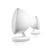 KEF EGG Wireless Digital Music System - Pair (White)