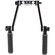 Wooden Camera Rosette Handle Kit (Black Rubber)