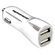 Promate 3100mA Dual Port USB Car Charger (White)