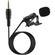 Clip On Lapel Microphone Hands Free Wired Condenser Lavalier Mic 3.5mm Smartphone + PC