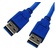 DYNAMIX USB 3.0 Type A Male to Type A Male Cable (Blue, 1m)