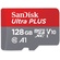 SanDisk 128GB microSDXC Memory Card Ultra Plus UHS-I with Adapter