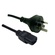 DYNAMIX 3-Pin Plug to IEC Female Plug Power Cord (Black, 1.8 m)