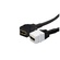DYNAMIX HDMI2.0 Pigtail Keystone Jack (White to Black, 0.15 m)