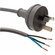 DYNAMIX 3-Pin Plug to Bare End 3 Core Cable (Grey, 2m x 1mm)