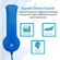 PROMATE Flexure Blue Lightweight Kids-Safe Foam Headset