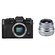 Fujifilm X-T20 Mirrorless Digital Camera (Black) with XF 35mm f/2 R WR Lens (Silver)