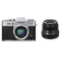 Fujifilm X-T20 Mirrorless Digital Camera (Silver) with XF 23mm f/2 R WR Lens (Black)