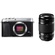 Fujifilm X-E3 Mirrorless Digital Camera (Silver) with XF 55-200mm f/3.5-4.8 R LM OIS Lens