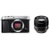 Fujifilm X-E3 Mirrorless Digital Camera (Silver) with XF 56mm f/1.2 R APD Lens