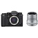 Fujifilm X-T3 Mirrorless Digital Camera (Black) with XF 50mm f/2 R WR Lens (Silver)