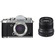Fujifilm X-T3 Mirrorless Digital Camera (Silver) with XF 50mm f/2 R WR Lens (Black)