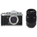Fujifilm X-T3 Mirrorless Digital Camera (Silver) with XF 80mm f/2.8 R LM OIS WR Macro Lens
