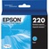 Epson T220 DURABrite Ultra Cyan Ink Cartridge
