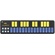 Korg nanoKEY 2 - Slim-Line USB MIDI Controller (Blue, Yellow)
