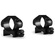 Hawke Sport Optics 2-Piece Precision Steel Weaver Ring Mounts (25.4mm, Low, Matte Black)
