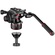 Manfrotto Nitrotech 608 Fluid Video Head and Aluminum Twin Leg Tripod with Ground Spreader