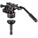 Manfrotto Nitrotech 612 Fluid Video Head and Aluminum Twin Leg Tripod with Middle Spreader