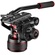 Manfrotto 608 Nitrotech Fluid Video Head and Carbon Fiber Twin Leg Tripod with Middle Spreader