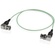 SHAPE 90-Degree Skinny BNC Cable 24" (Green)