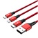 UNITEK 3-in-1 USB Charging Cable (Type-C / Lightning / Micro)