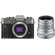 Fujifilm X-T30 Mirrorless Digital Camera (Charcoal) with XF 50mm f/2 R Lens (Silver)
