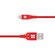 Promate Nervelink 1.2m MFi Ultra-Slim USB-A To Lightning Connector Cable (Red)