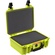 Pelican V200 Vault Medium Pistol Case with Logo and Foam (Bright Green)