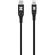 Promate USB-C to Apple Lightning Data and Charge Cable (Black, 1.2m)
