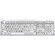 LogicKeyboard Large Print ALBA Mac Pro American English Keyboard (Black on White)