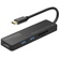 Promate LinkHub-C Multi-Function High Speed USB-C Hub (Black)