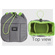Crumpler The Haven Camera Insert Medium - Grey and Snot Green